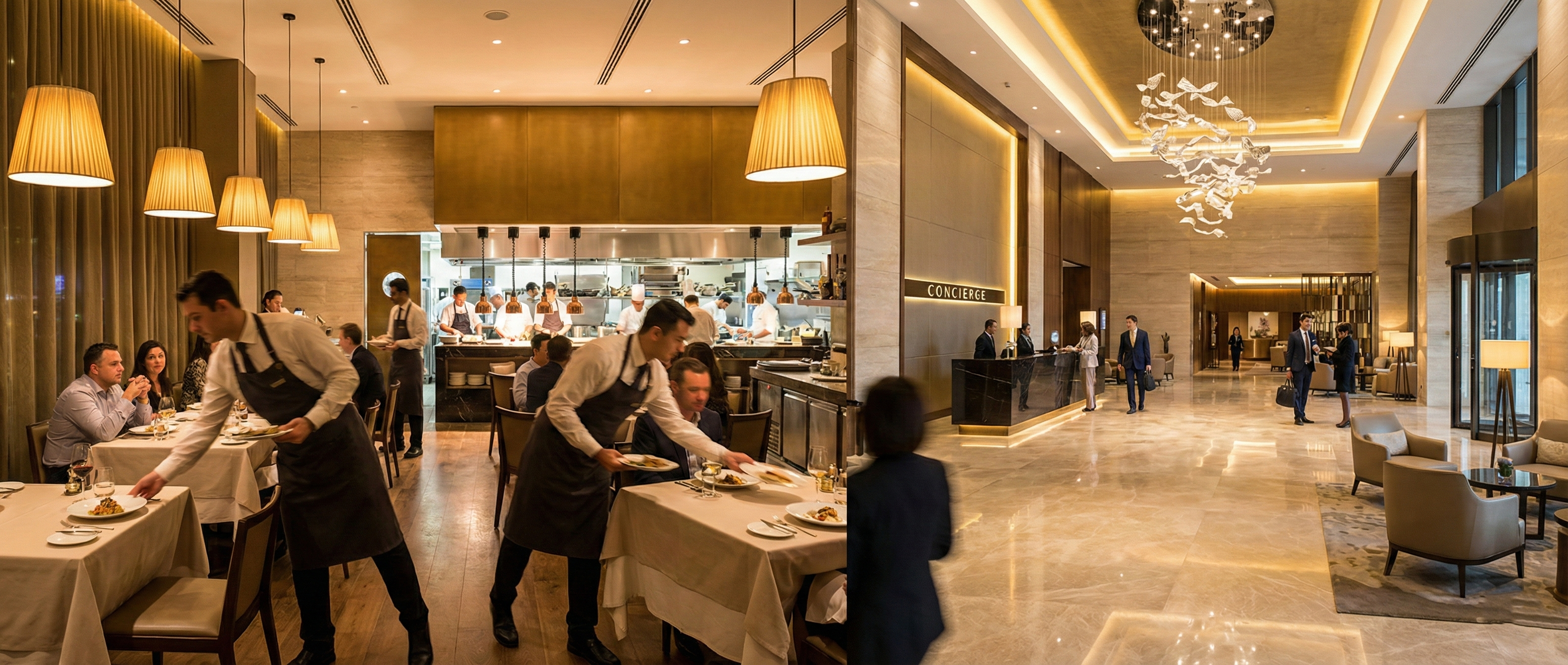 Service en hôtellerie et restauration